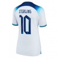 Anglicko Raheem Sterling #10 Domáci Ženy futbalový dres MS 2022 Krátky Rukáv